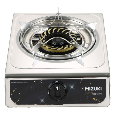 Mizuki Gas Stove Glass Single - MG - 545 - SS - LPG