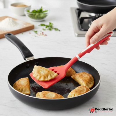 Non-Stick Silicone Slotted Spoon - (Kenaidi)