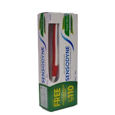 150gm-Sensodyne Fresh Mint-Toothbrush Free