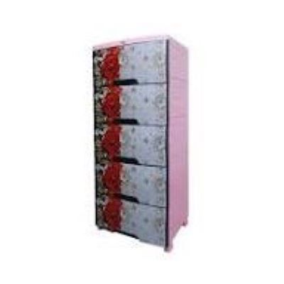 Hamko Populer Super Wardrobe 4 Drawer Pink - HPF-03-08